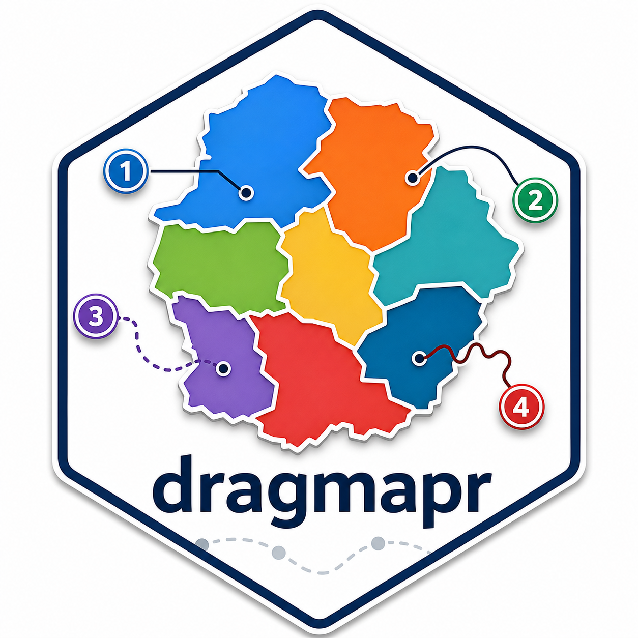 dragmapr hex logo